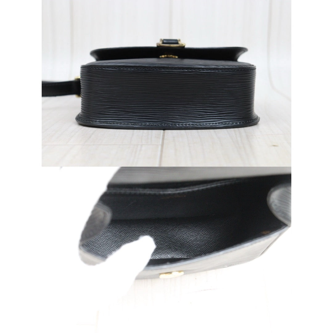 Very Good ( Rank A)｜LV Epi Saint-Cloud PM Shoulder Bag Black｜25070802