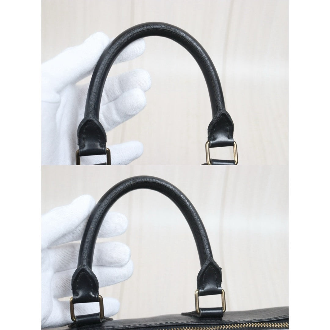 Include Entrupy Certificate of Authenticity｜Good ( Rank AB)｜Louis Vuitton Epi Speedy 25 Hand Bag Black｜26071304