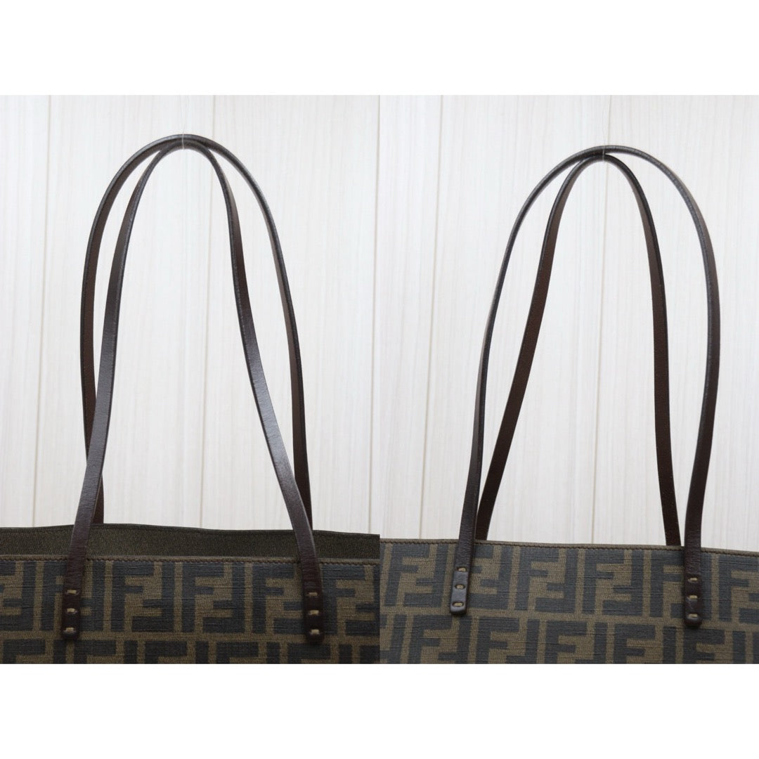Good ( Rank AB)｜ FENDI Zucca Mamma PVC Baguette Tote Bag｜25122312