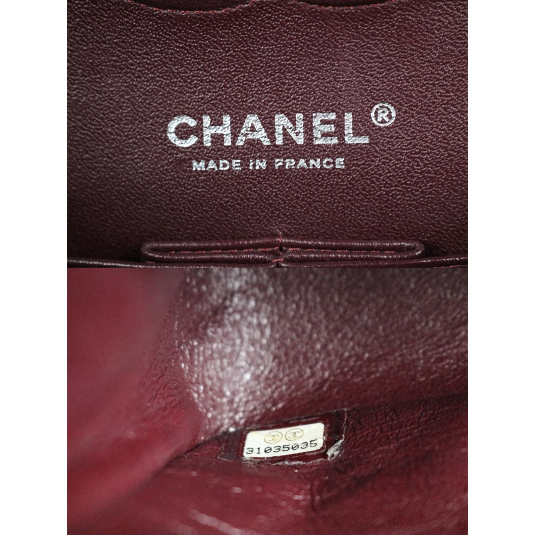 Include Entrupy Certificate of Authenticity｜Very Good ( Rank A)｜ CHANEL Lamb Skin Matrasse Chain Double Flap 25 Shoulder Bag  Black Made In 2021-2022Year｜S26052207