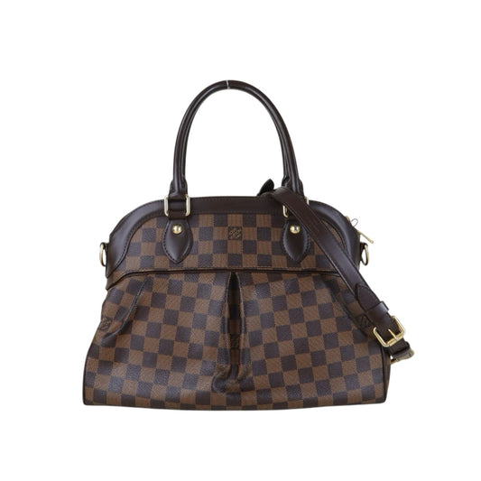 Include Entrupy Certificate of Authenticity｜Good ( Rank AB)｜ Louis Vuitton Damier Trevi PM Hand Bag With Shoulder Strap｜Z26091609