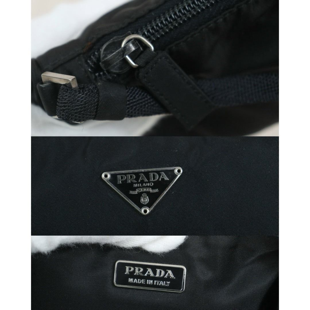 Include Entrupy Certificate of Authenticity｜Very Good ( Rank A)｜ PRADA Nylon Black Shoulder Bag ｜26082603