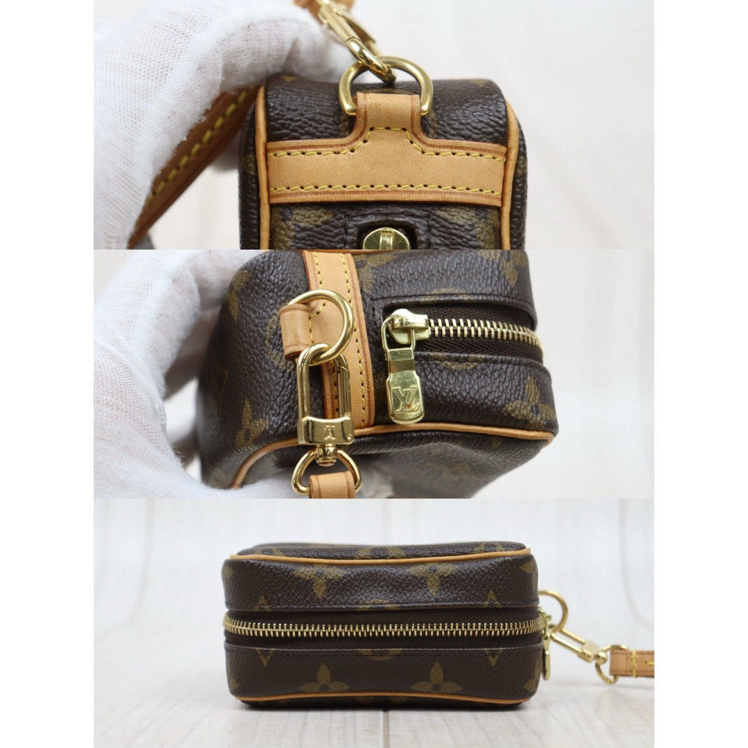 Good ( Rank AB) ｜ LV Monogram Truth Wapiti Pouch Makeup Pouch Mini Bag ｜25052918