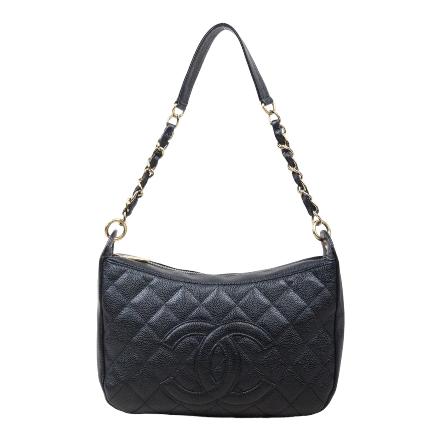 Rank AB ｜ CHANEL Half Moon Shoulder Bag Black Made In 2003-2004Year  ｜S24051805