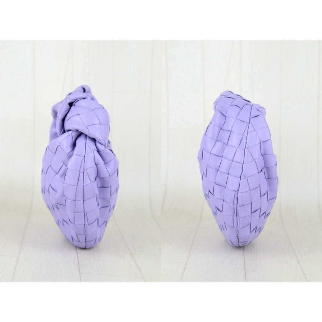Very Good ( Rank A)｜ Bottega Veneta Lamb Skin Mini Jodie Hand Bag Purple｜H25042218