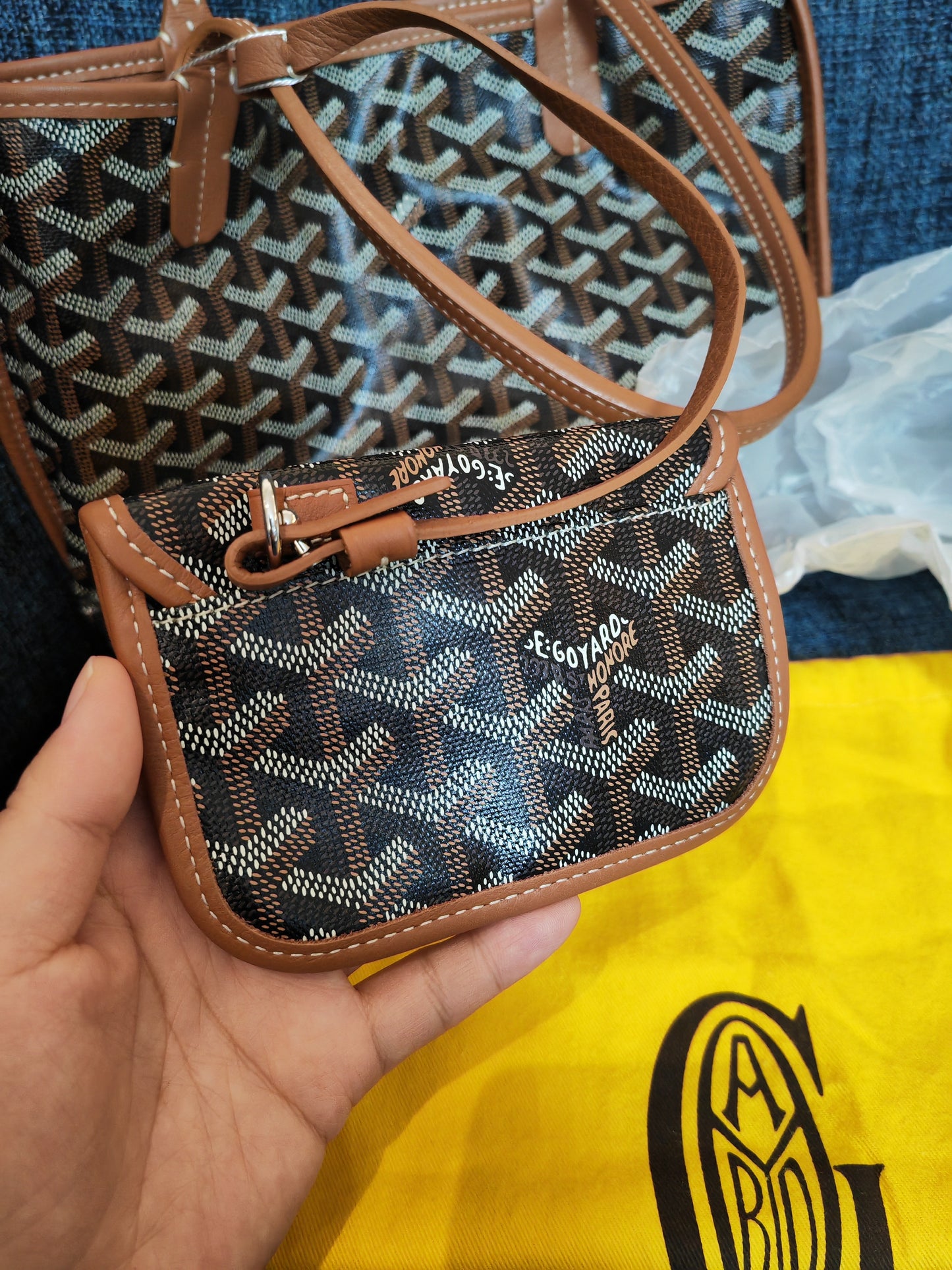 Excellent（Rank SA） ｜ Goyard  Tote Bag Brown｜7106-1