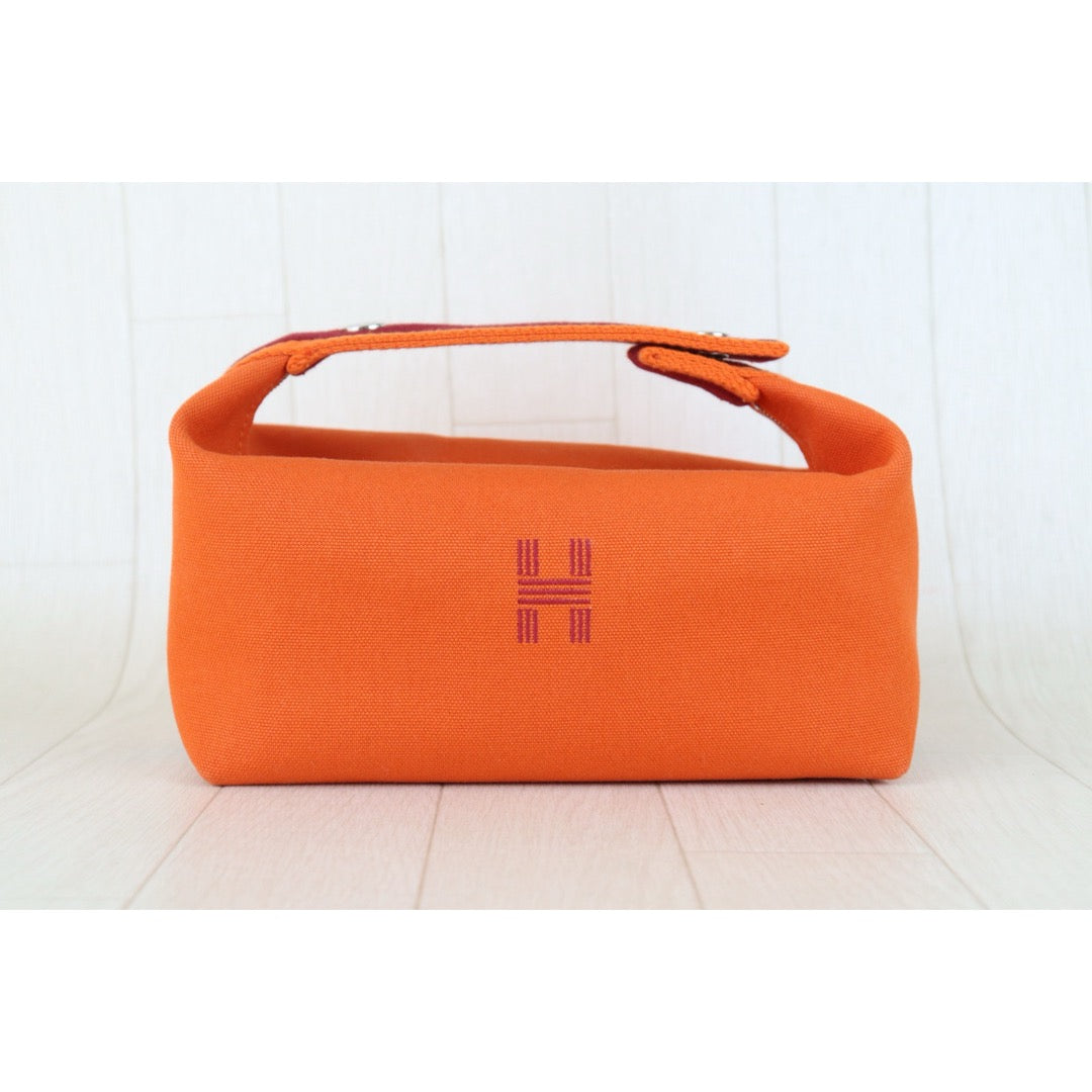 Very Good ( Rank A) ｜ HERMES Bride-A-Brac Canvas Orange Handbag ｜S25103004