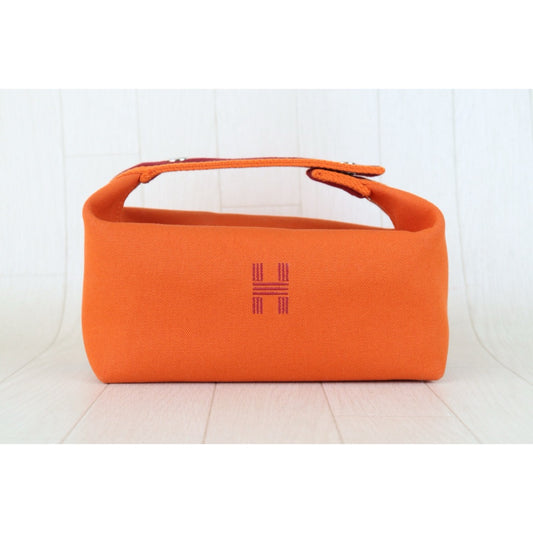 Very Good ( Rank A) ｜ HERMES Bride-A-Brac Canvas Orange Handbag ｜S25103004