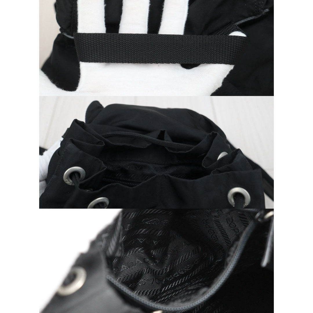 Good ( Rank AB)｜Prada Nylon Backpack Small  Black｜25091605