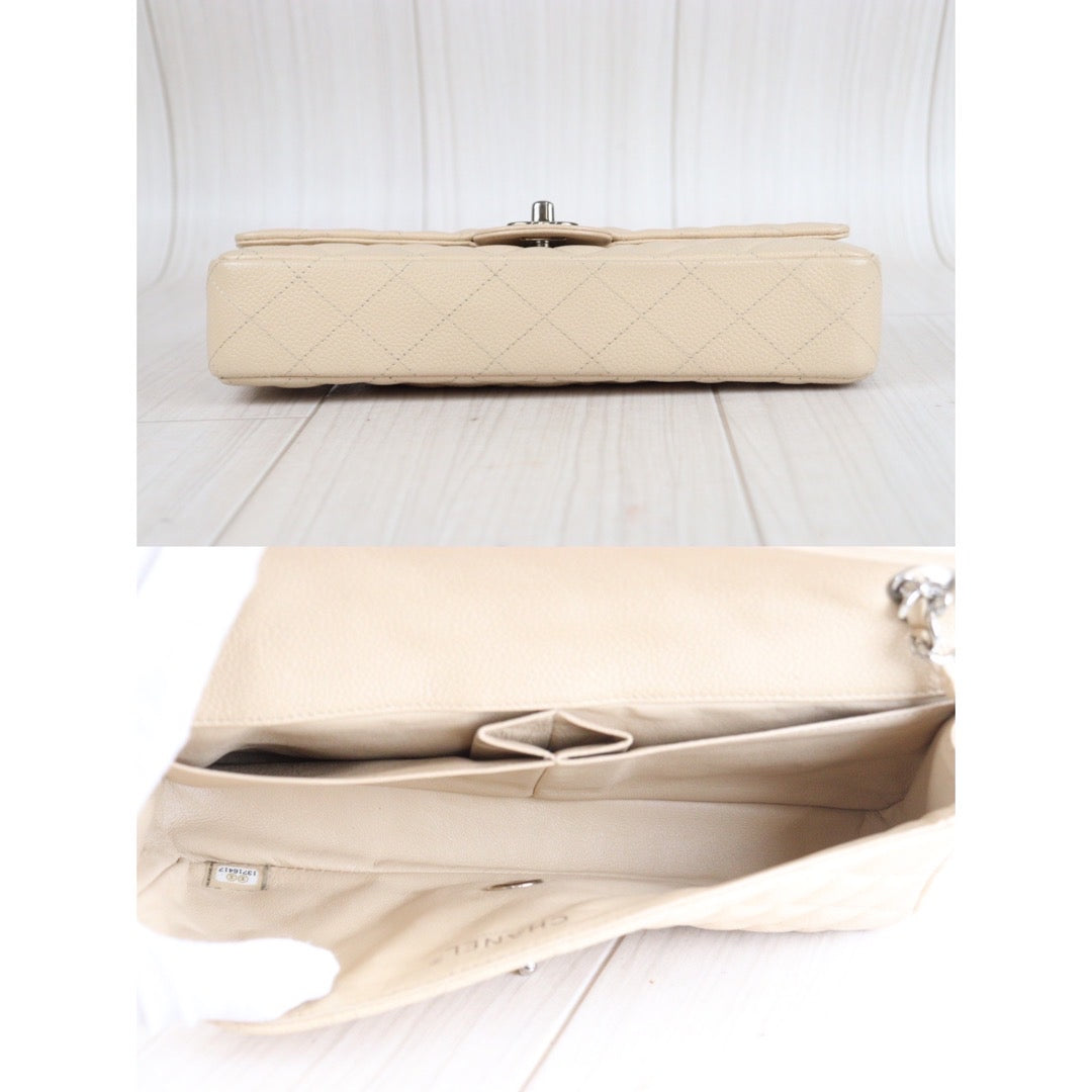 Rank A ｜ CHANEL Matrasse East West Classic Chain Shoulder Bag Beige｜23080303