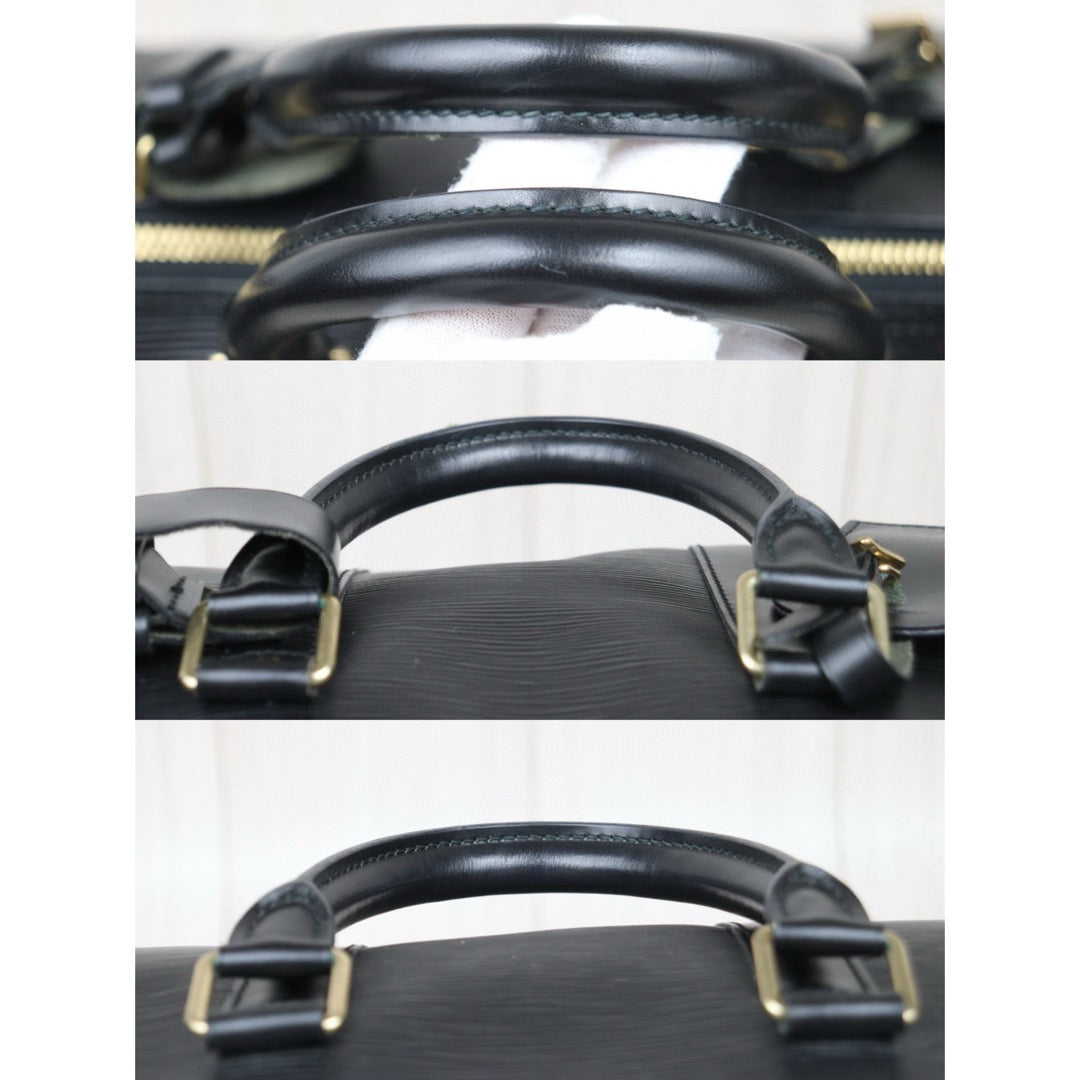 Good ( Rank AB)｜ LV Epi Keypol Bandrière 45 Black Hand Bag｜24122708