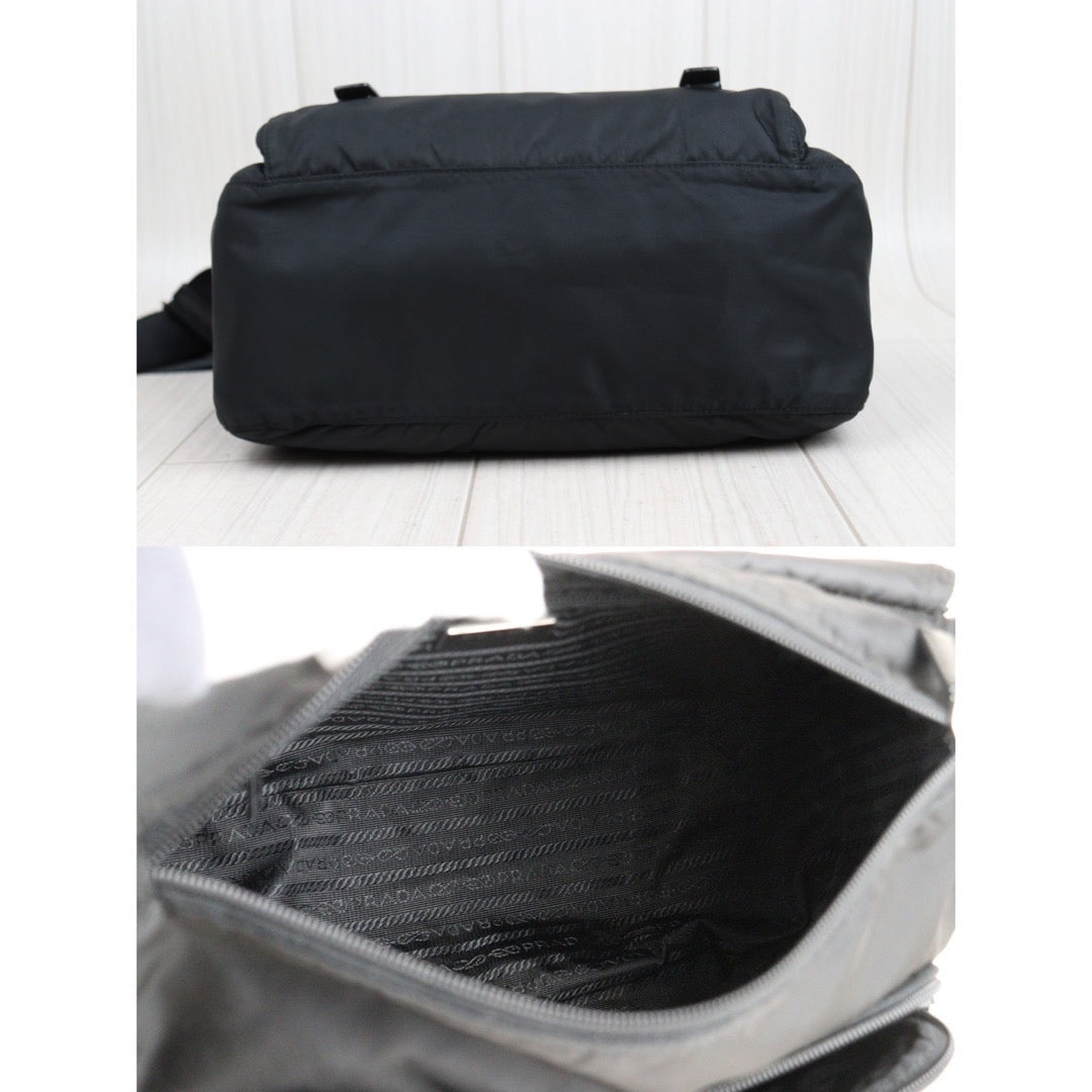 Rank AB｜Prada Nylon ShoulderBag Black｜V23110928