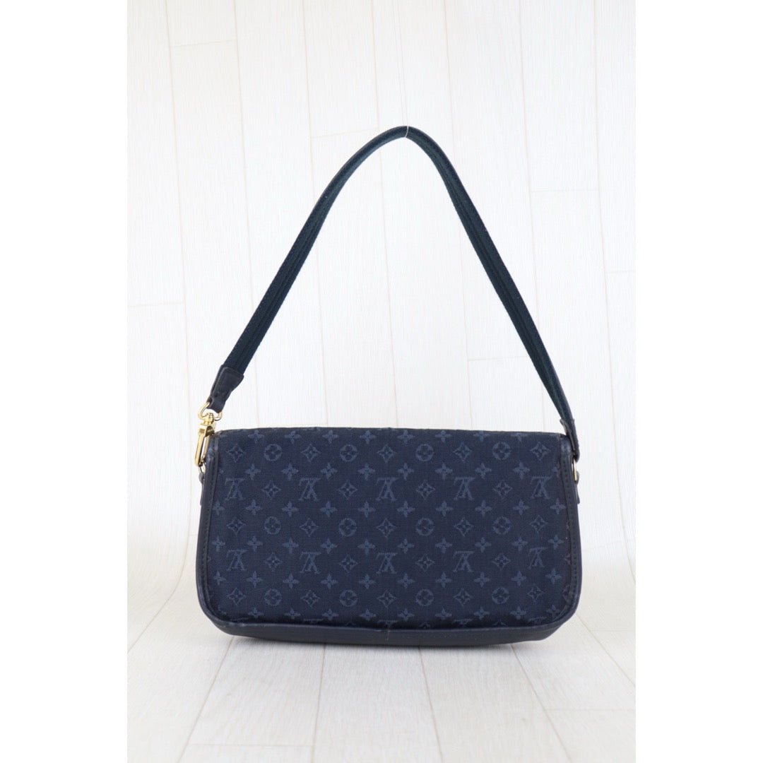 Good ( Rank AB) ｜LV Monogram Denim Shoulder Bag Dark Blue｜S25090108