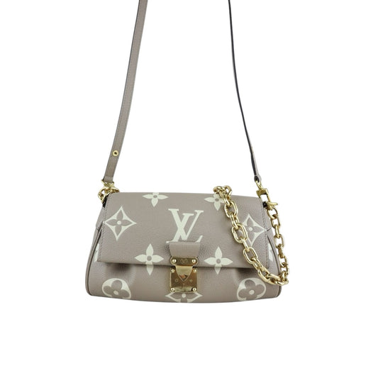 Very Good ( Rank A)｜ LV Monogram Favorite MM Shoulder Bag Etoupe Gray IC Chips Model｜W25110601