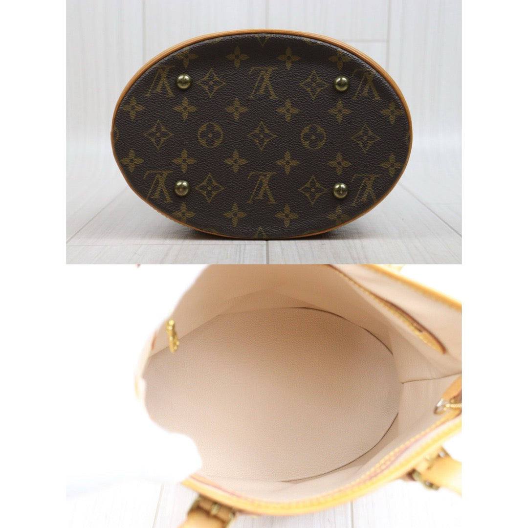 Include Entrupy Certificate of Authenticity｜Good ( Rank AB)｜ Louis Vuitton Monogram  Petit Bucket PM Tote Bag  ｜26042304