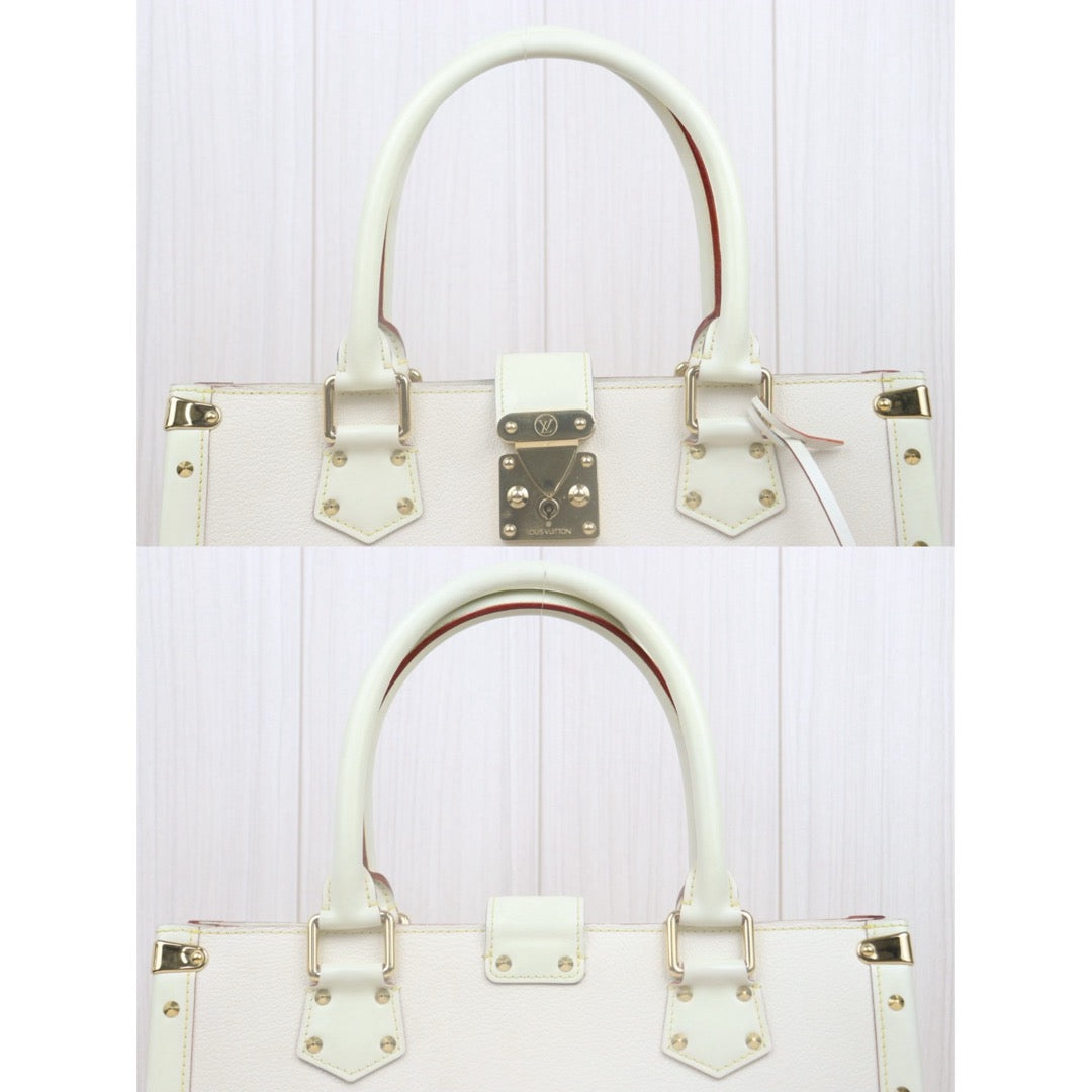Good ( Rank AB)｜ LV Fabulo Suhari Studded Handbag White ｜Y25072903