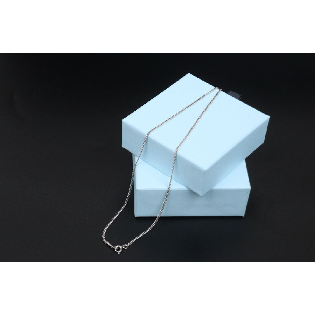 Very Good ( Rank A) ｜ CHANEL Coco Mark  Rhinestone Silver Necklace｜25121204