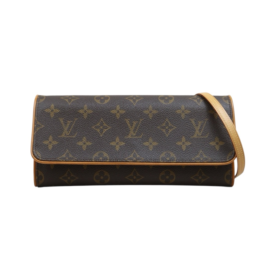 Include Entrupy Certificate of Authenticity｜Good ( Rank AB)｜ Louis Vuitton Monogram Pochette Twin GM Shoulder Bag｜26042001
