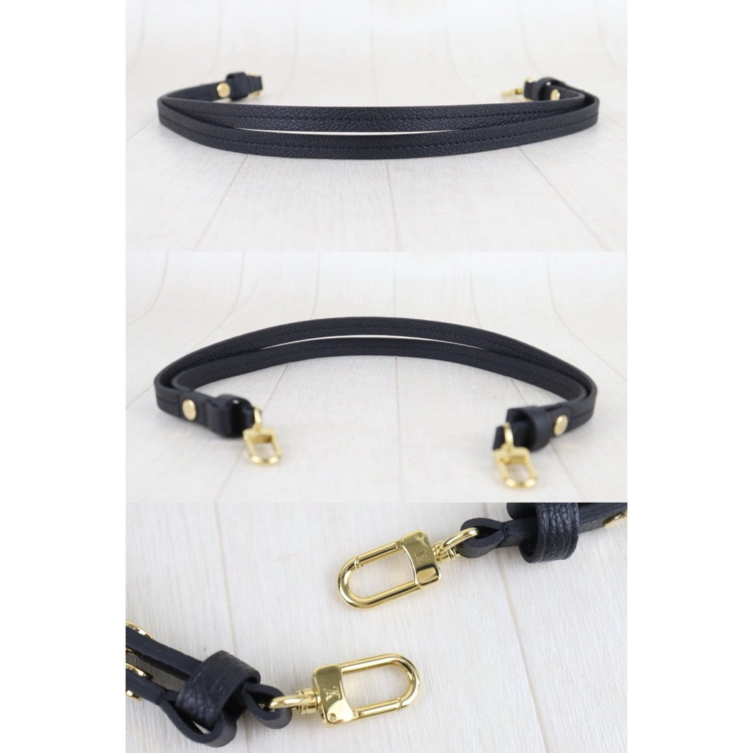 Include Entrupy Certificate of Authenticity｜Very Good ( Rank A) ｜Louis Vuitton Monogram Empreinte Easy Pouch On Strap Black ShoulderBag IC Chips Model｜S26072523