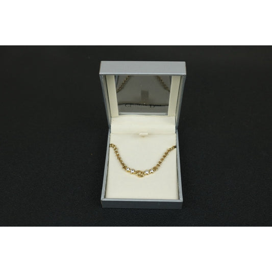 Very Good ( Rank A)  ｜ Dior Rhinestone Necklace ｜S24111801