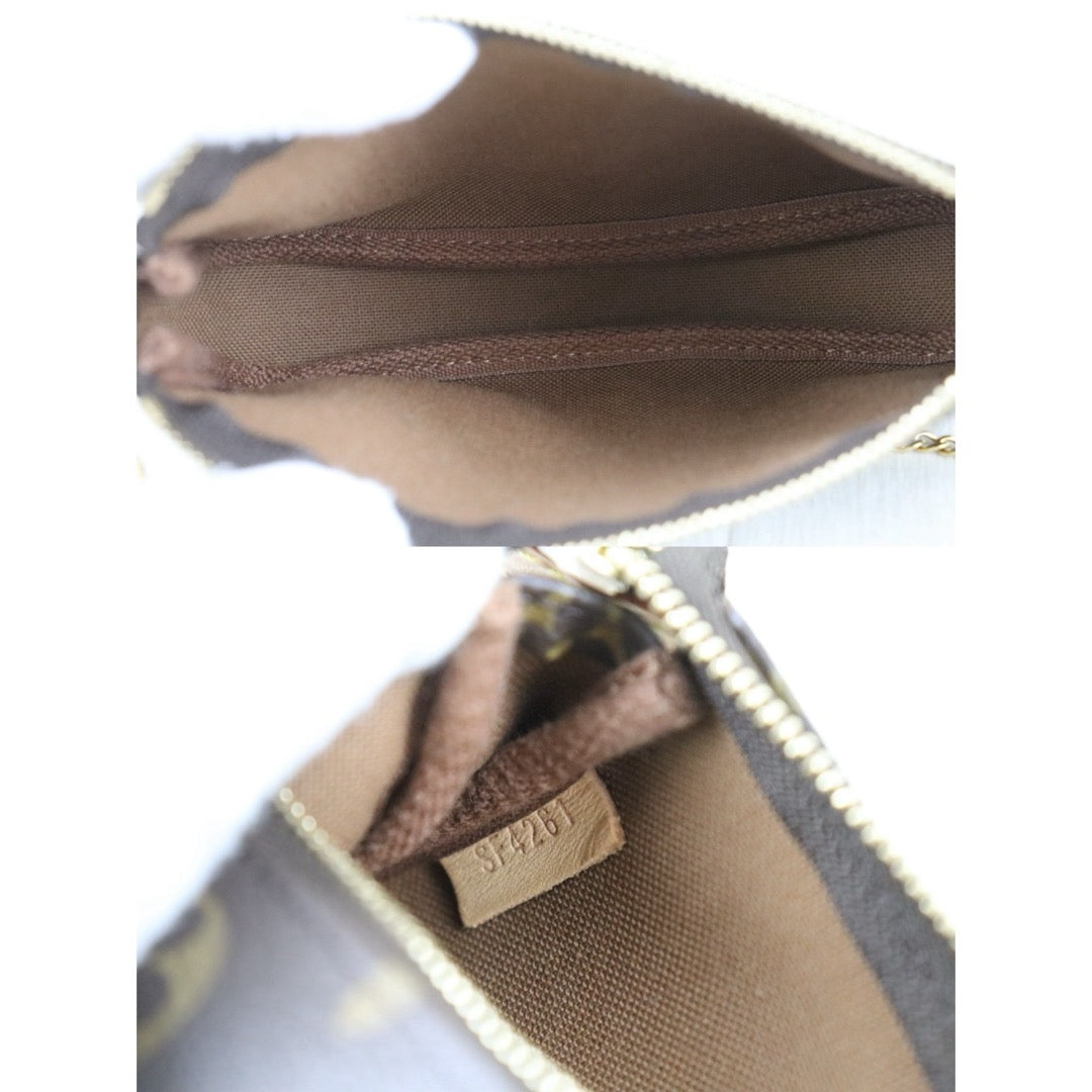 Include Entrupy Certificate of Authenticity｜Very Good ( Rank A) ｜ Louis Vuitton Monogram Mini Pochette Accessoire｜S26071503