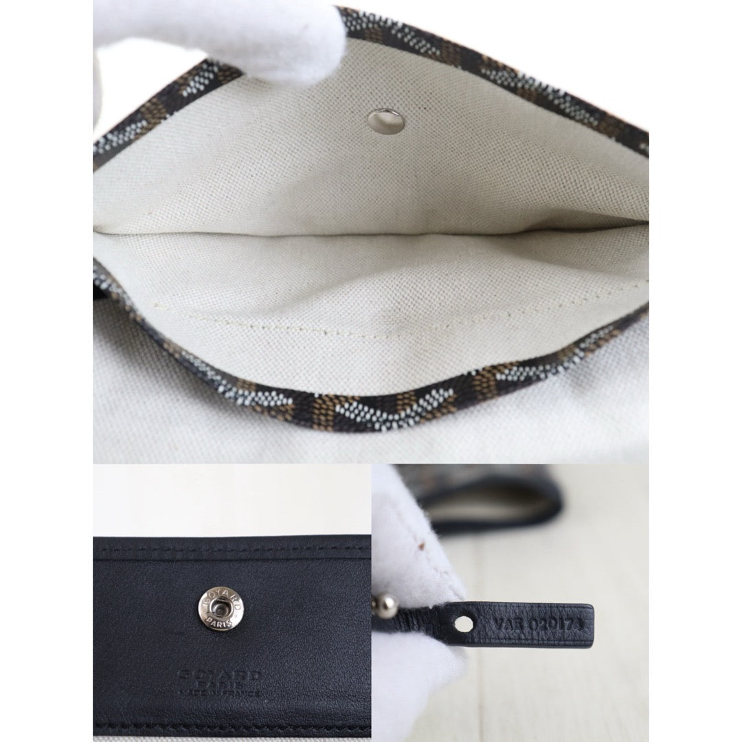 Include Entrupy Certificate of Authenticity｜Good ( Rank AB) ｜ Goyard Saint-Louis MM Tote Bag Black｜S26030825