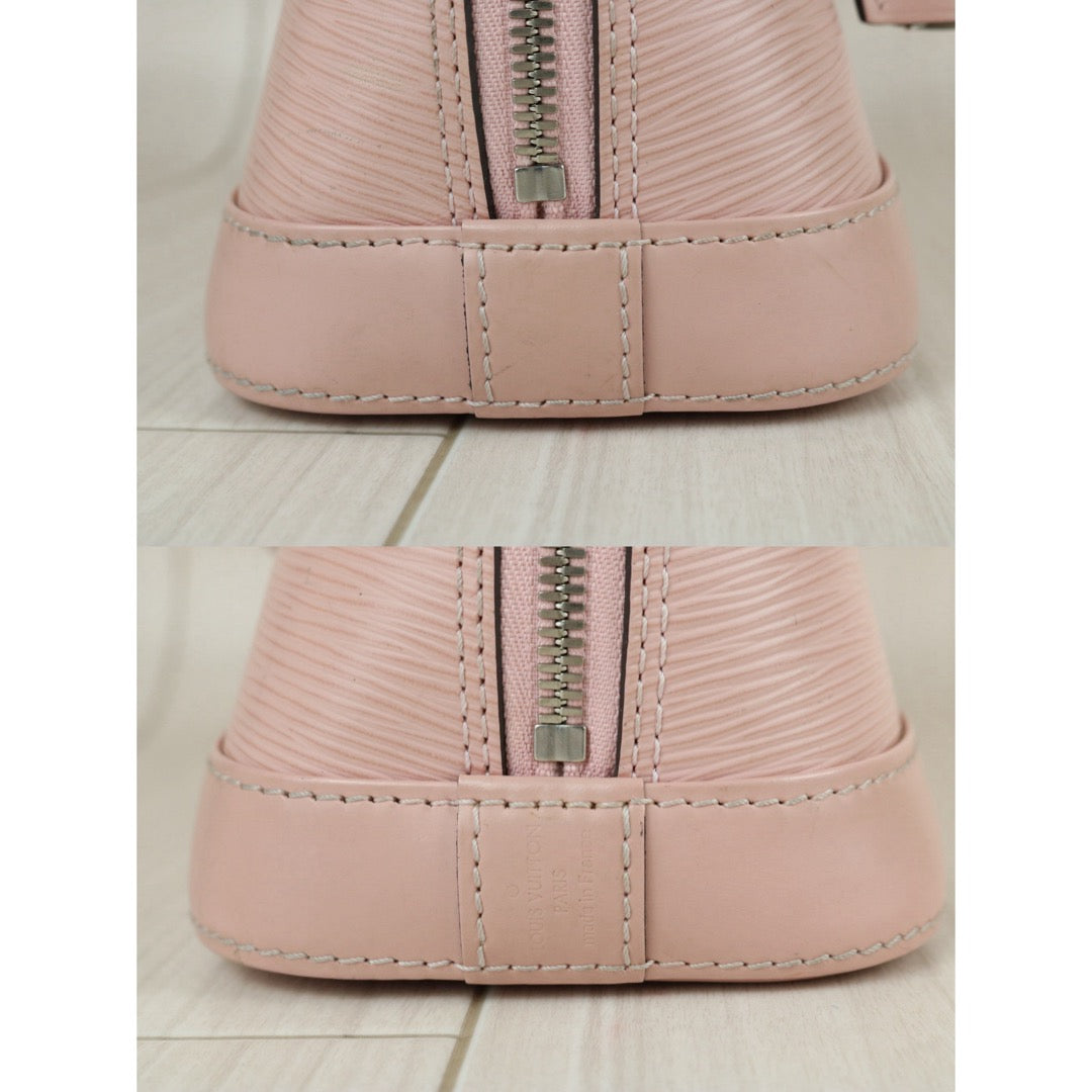 Include Entrupy Certificate of Authenticity｜Good ( Rank AB)｜Louis Vuitton Epi Alma BB HandBag Shoulder Bag Pink ｜S26070603