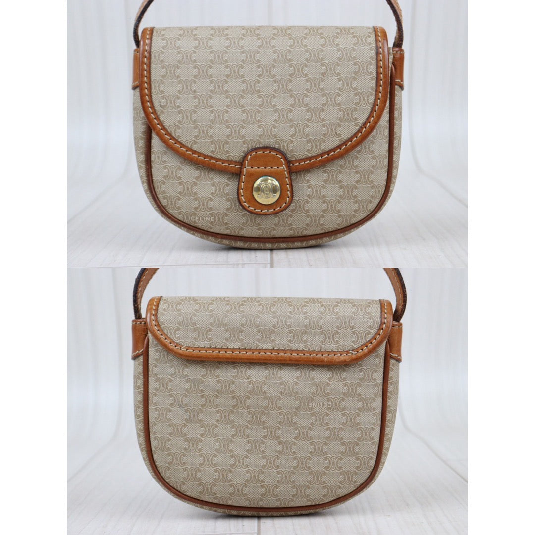 Rank AB｜ Celine Macadam Shoulder Bag ｜V23121430