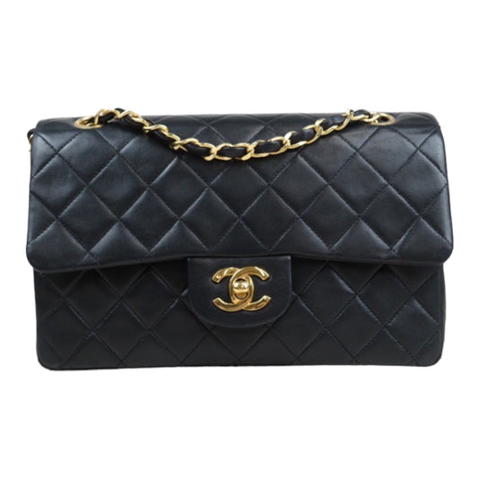 Rank AB ｜ CHANEL Matrasse Double Flap 23 Shoulder Bag Black  Made In 1986-1988 Year｜23122401