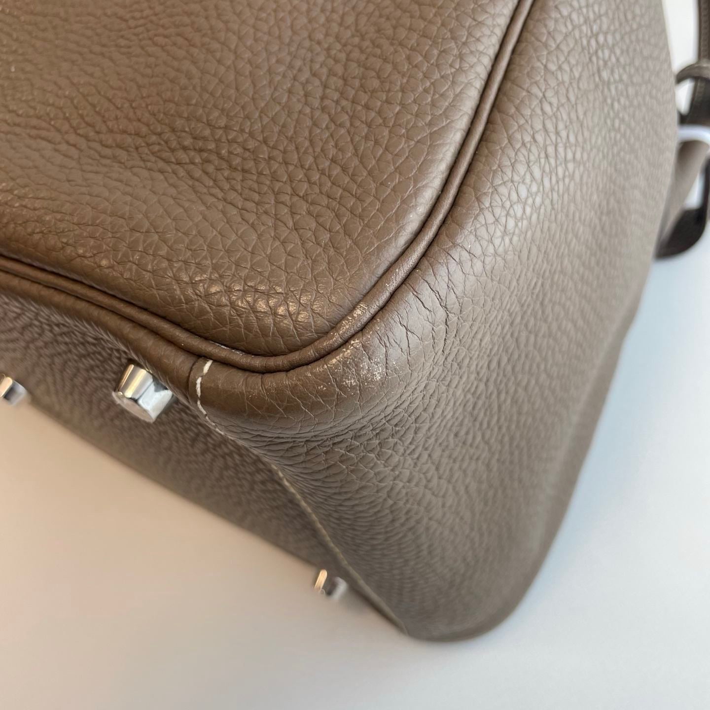 Hermes Lindy 30 A stamp etoupe