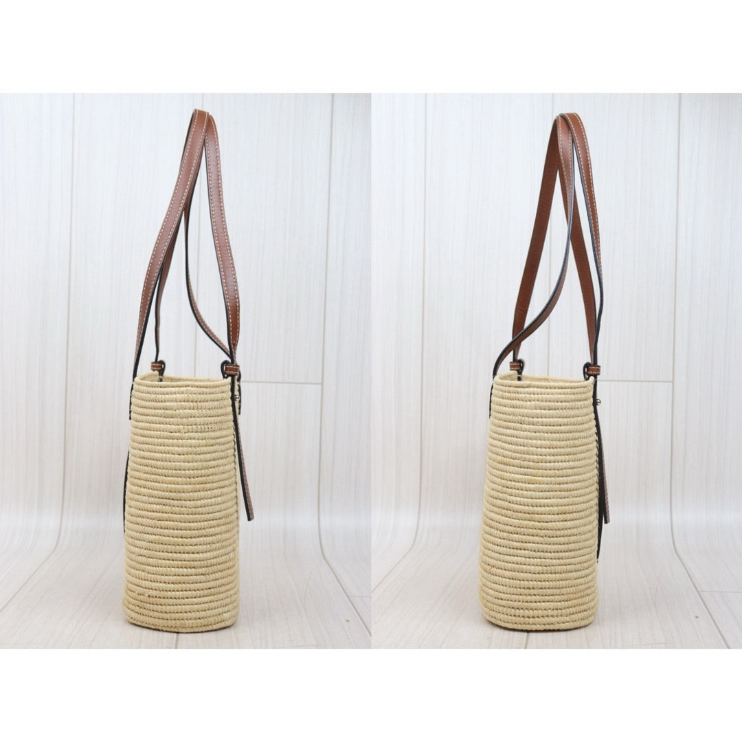 Very Good ( Rank A)｜ LOEWE Straw  Basket Handbag Shoulder Bag ｜25070902