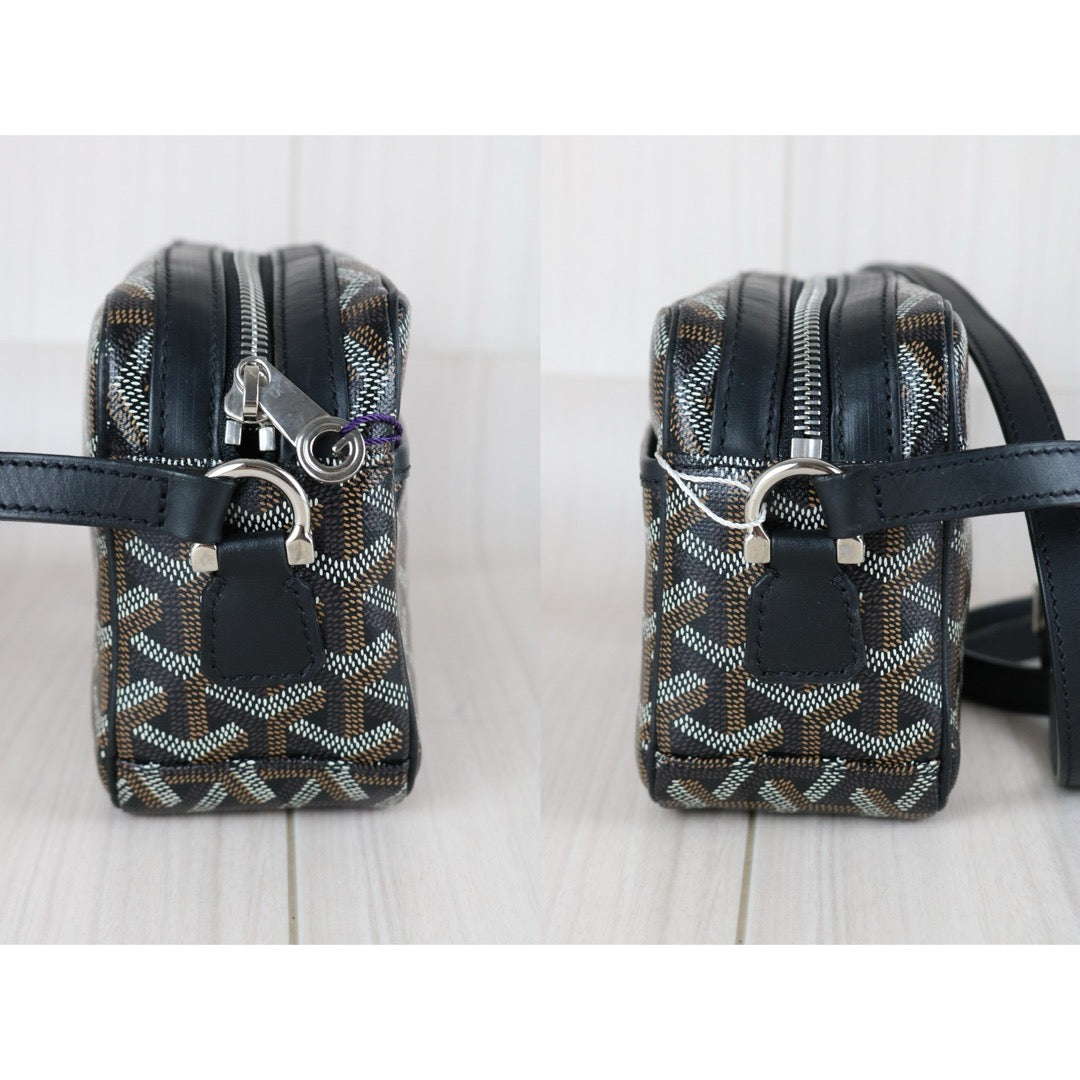 Very Good ( Rank A) ｜ Goyard Cap Vert Shoulder Bag Black｜S25070710