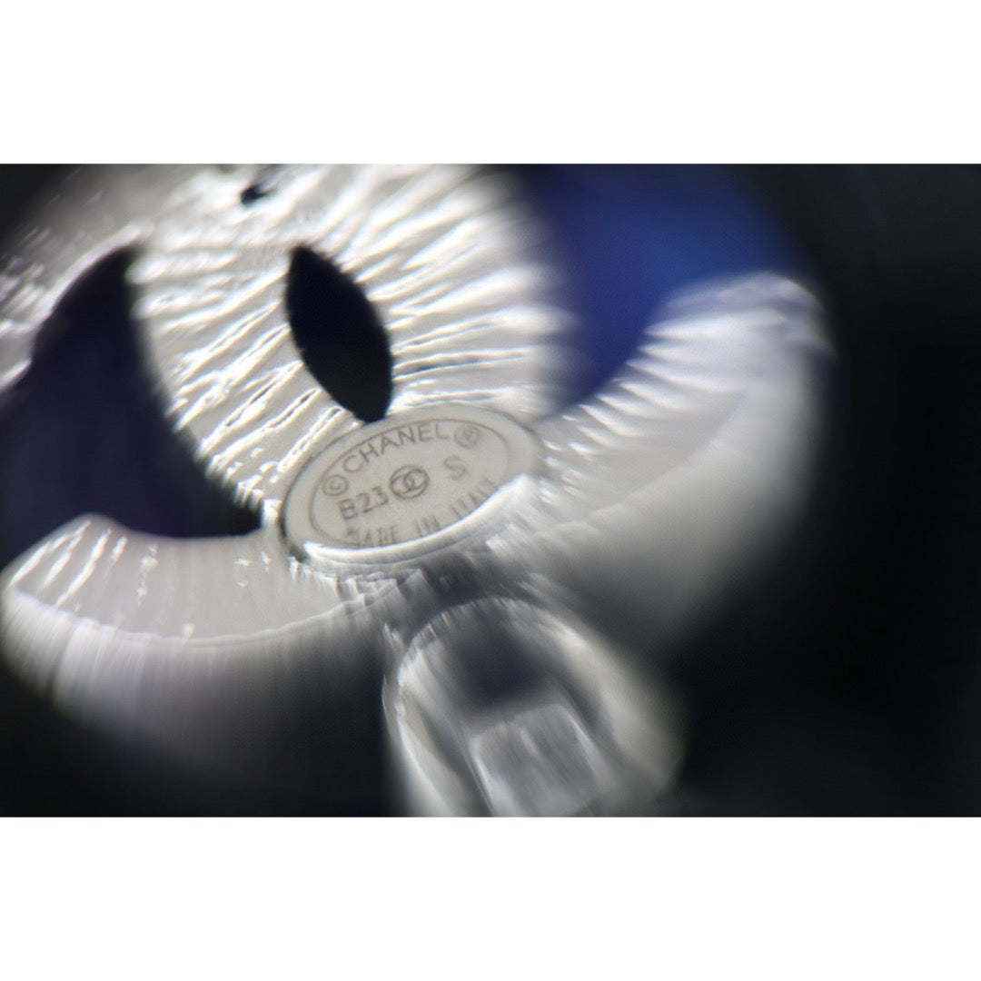 Excellent（Rank SA）｜ CHANEL Coco Mark Rhinestone Earrings Silver｜X25012303