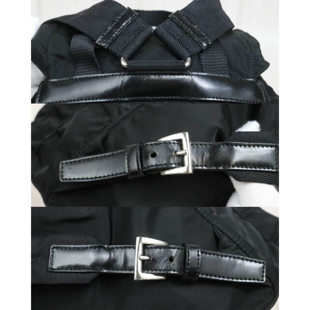 Include Entrupy Certificate of Authenticity｜Good ( Rank AB)｜Prada Nylon Backpack Small  Black｜26061809