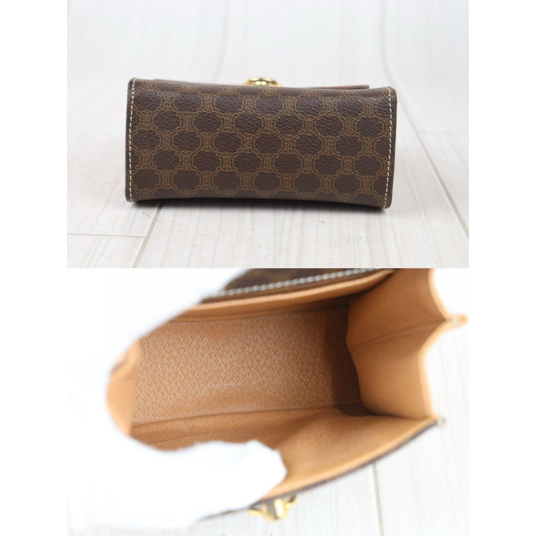 Very Good ( Rank A) ｜ CELINE Macadam Mini Hand Bag With Shoulderstrap｜24090507