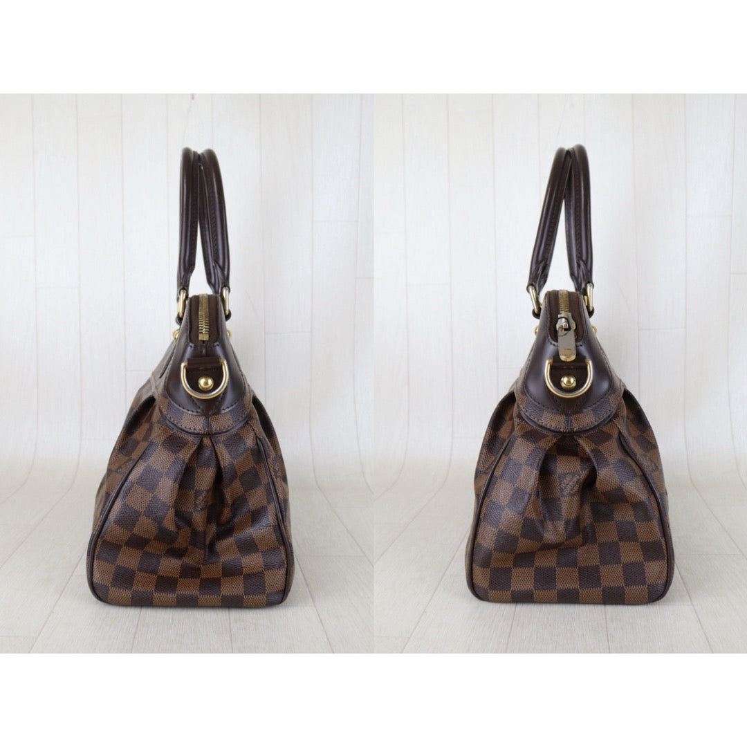 Include Entrupy Certificate of Authenticity｜Good ( Rank AB)｜ Louis Vuitton Damier Trevi PM Hand Bag With Shoulder Strap｜Z26091609