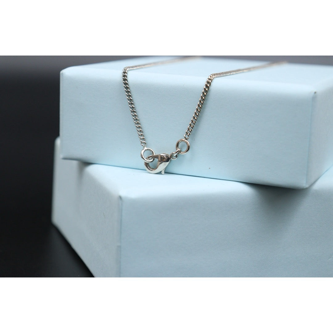 Very Good ( Rank A)｜CHANEL COCO Mark Rhinestone Necklace Silver｜V25073110