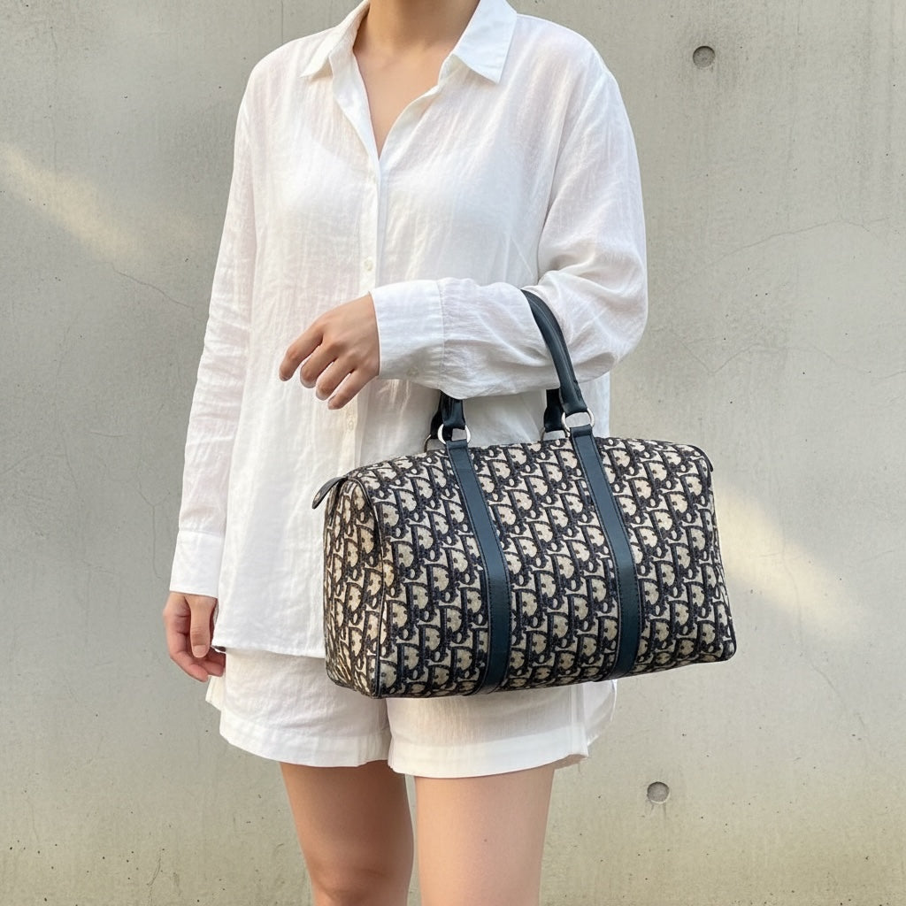 Include Entrupy Certificate of Authenticity｜Good ( Rank AB) ｜ Dior Trotter  Poston 30 HandBag  ｜26062603