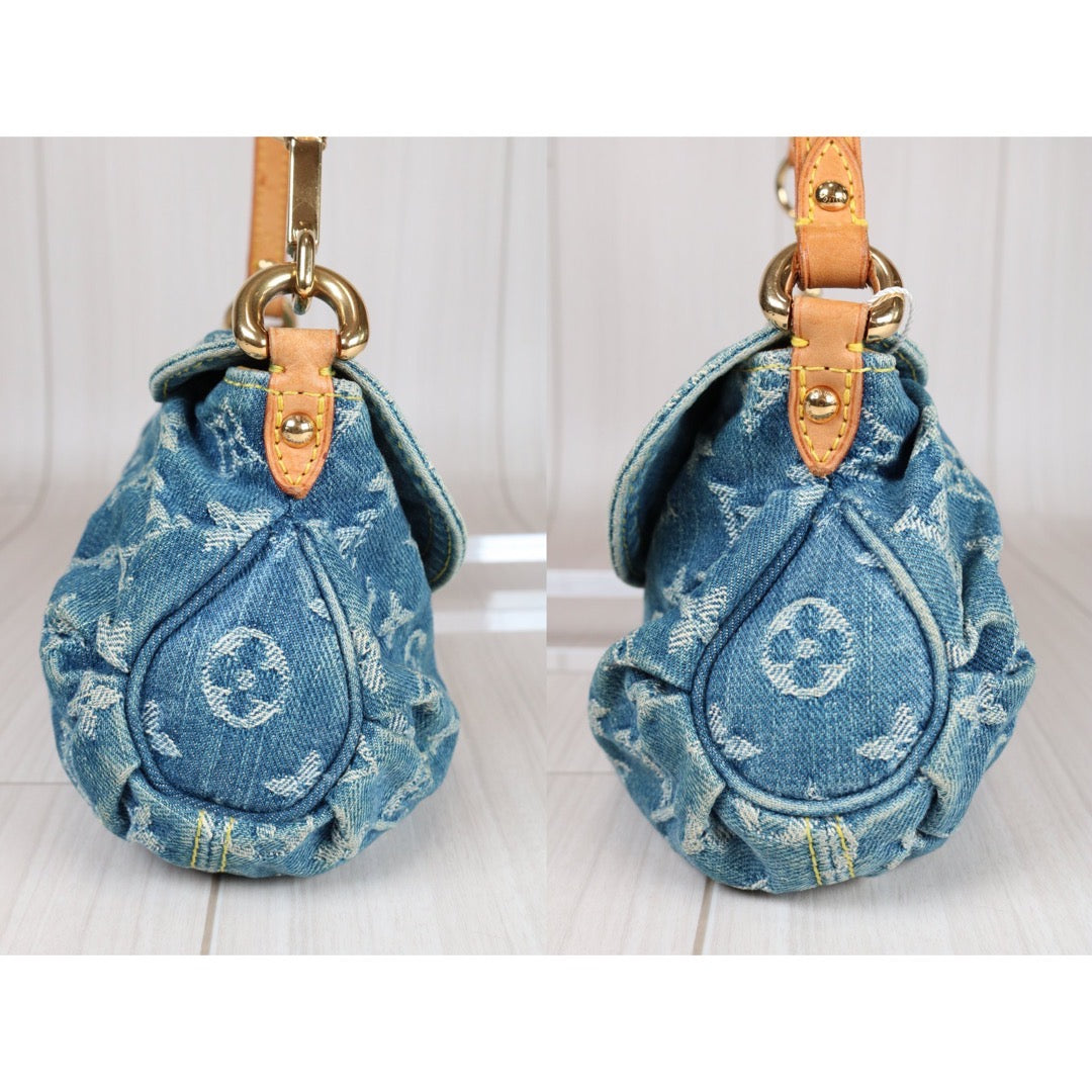 Rank AB ｜  LV Monogram Denim  Shoulder Bag  ｜S24070903