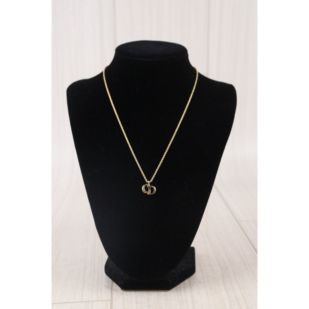 Very Good ( Rank A) ｜ Dior Earring Necklace Set Gold｜24082213