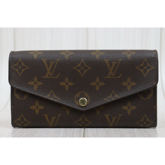 Good ( Rank AB)｜  LV Monogram Sarah Long Style Wallet ｜25120606
