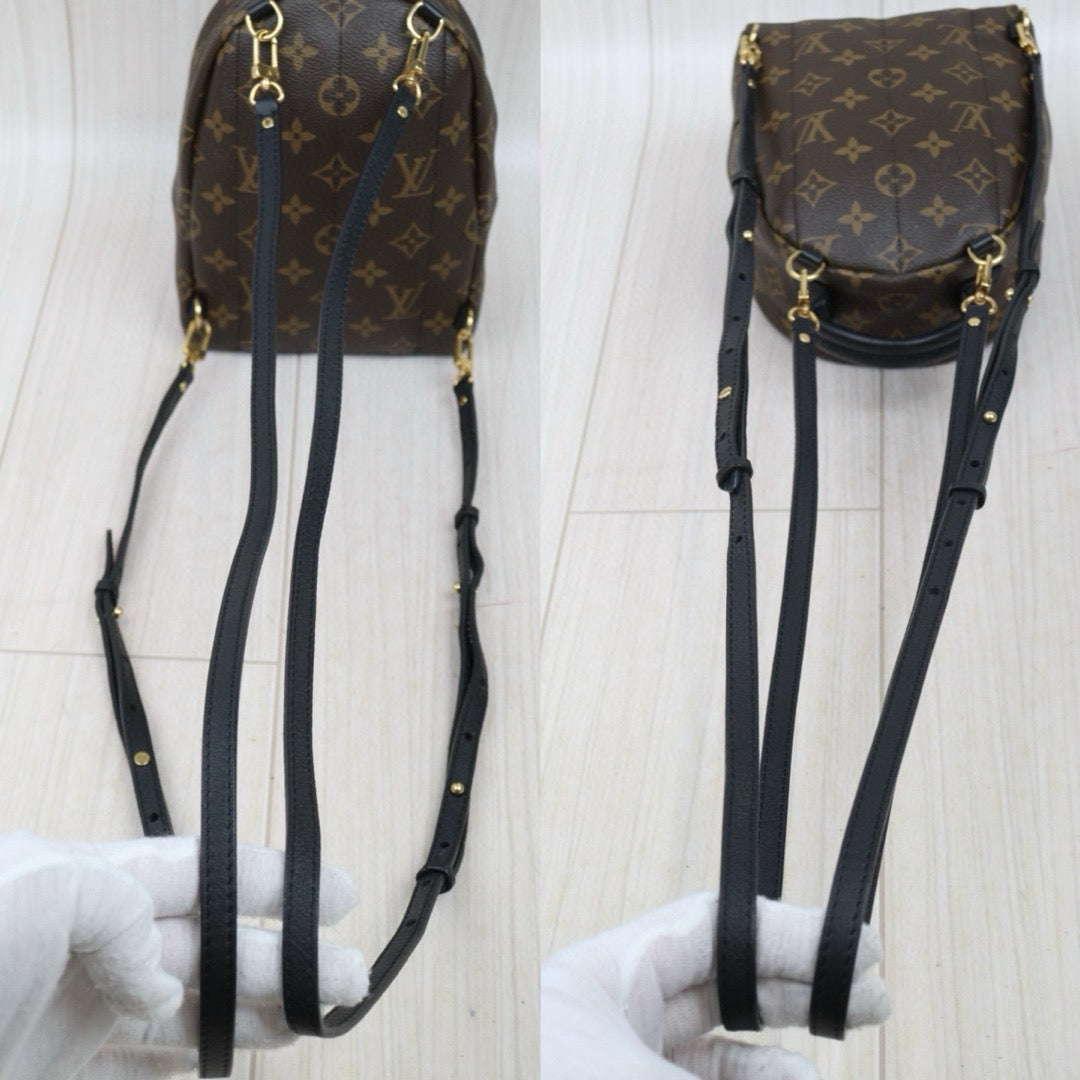 Very Good ( Rank A) ｜  LV Monogram Coated Canvas Mini Palm Springs Backpack｜S25022605