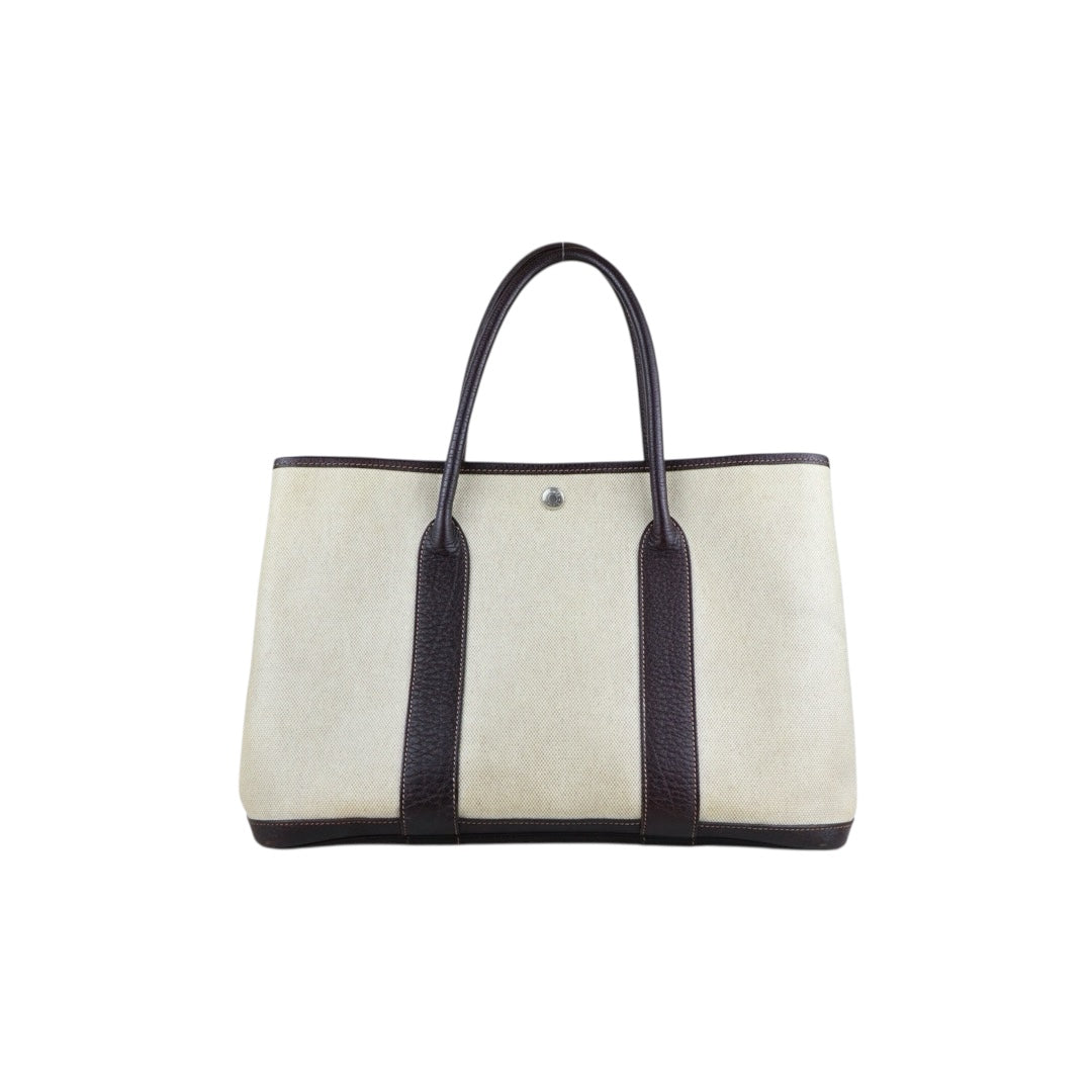 Good ( Rank AB)｜ HERMES Garden Party PM Handbag □F Stamp Made In 2002 Year｜W25070805