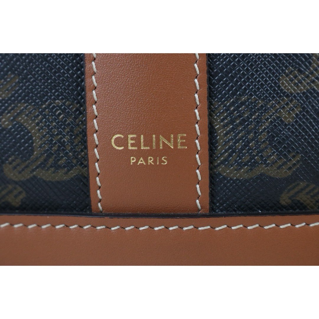 Include Entrupy Certificate of Authenticity｜Very Good ( Rank A)｜ Celine Triomphe Bucket Bag｜S26080604