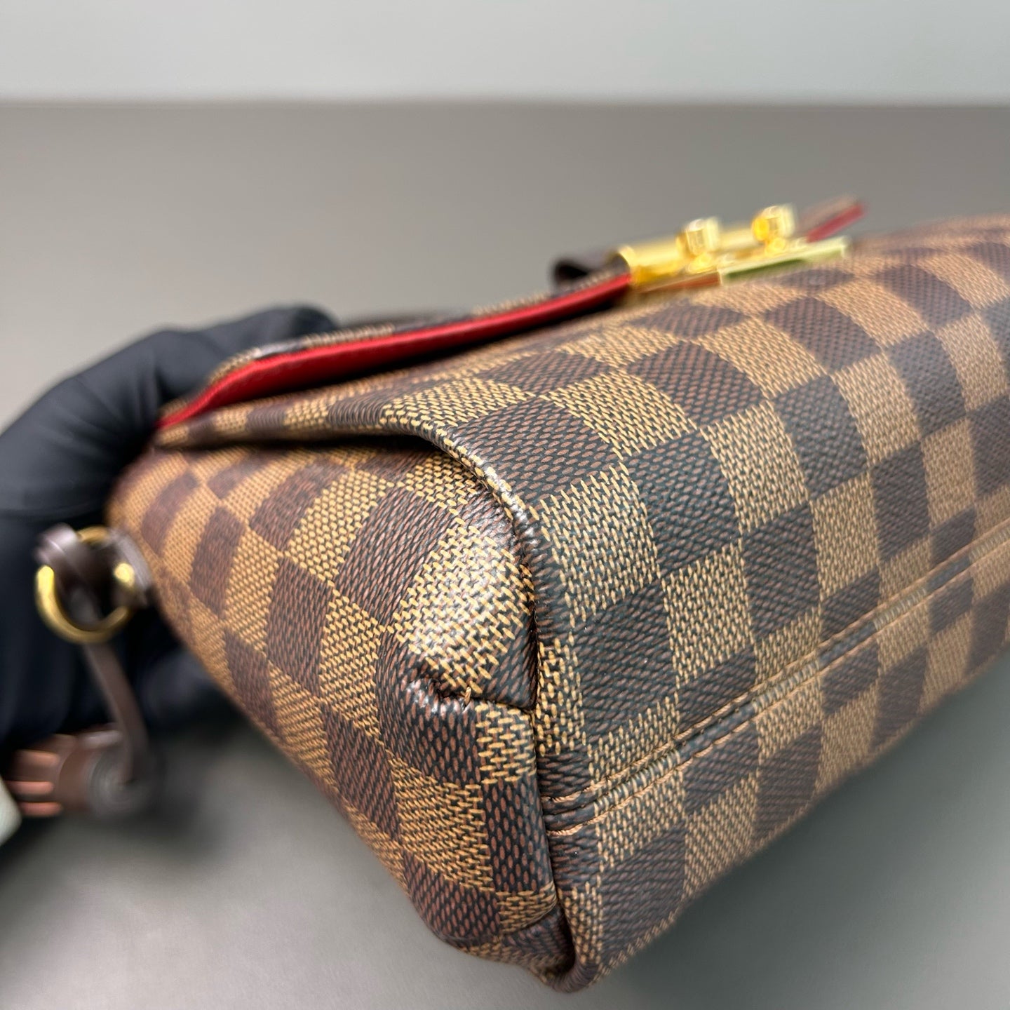 LV Damier Croisette Handbag With Shoulder Bag
