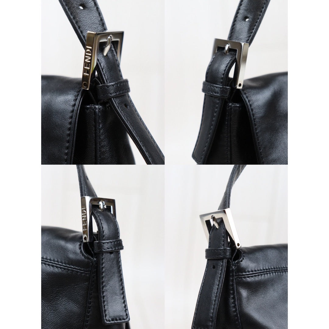 Rank AB｜ FENDI Lamb Skin Baguette Shoulder Bag ｜Q24030501