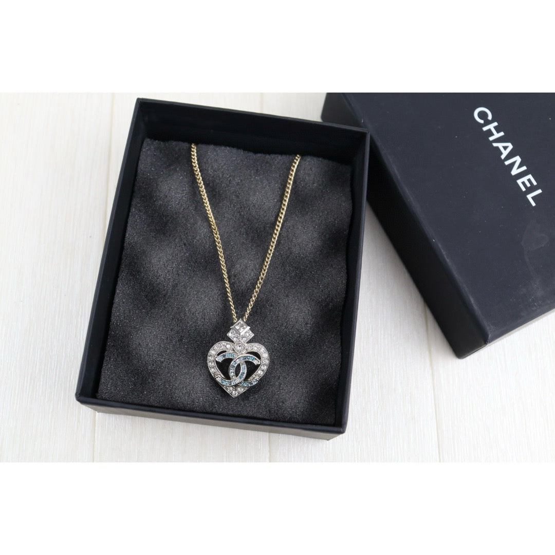 Very Good ( Rank A)｜ CHANEL Coco Mark Rhinestone Chocker Necklace｜H25011307