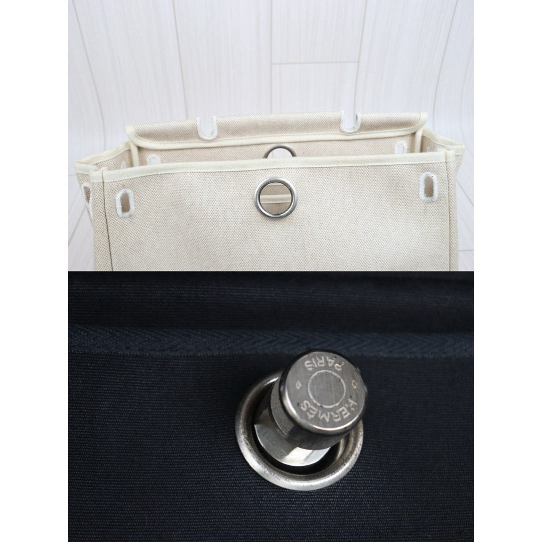 Include Entrupy Certificate of Authenticity｜Good ( Rank AB)｜ HERMES Herbag PM Hang Bag □D Stamp  ｜26082807