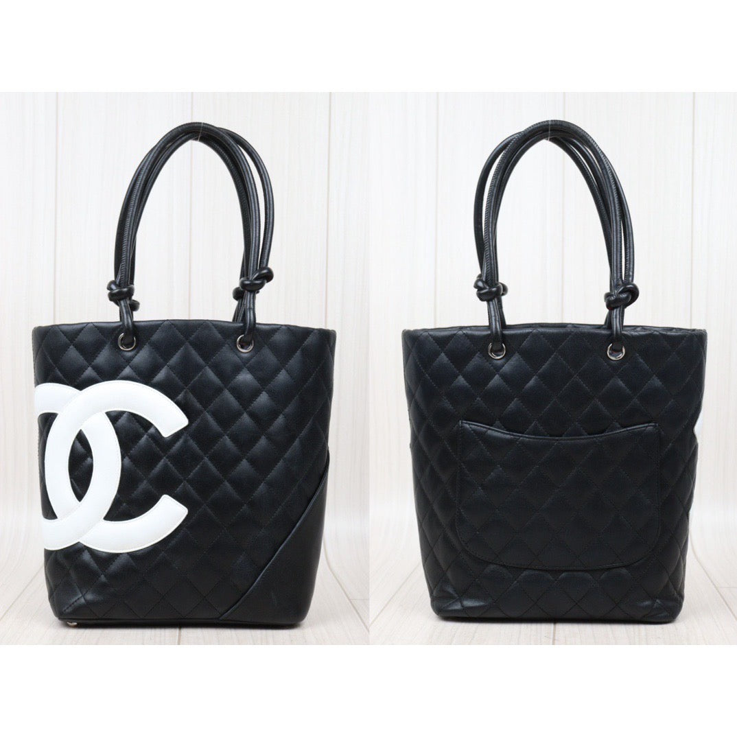 Rank AB ｜ CHANEL Cambon Line ToteBag  Made In 2004-2005 Year｜24041801