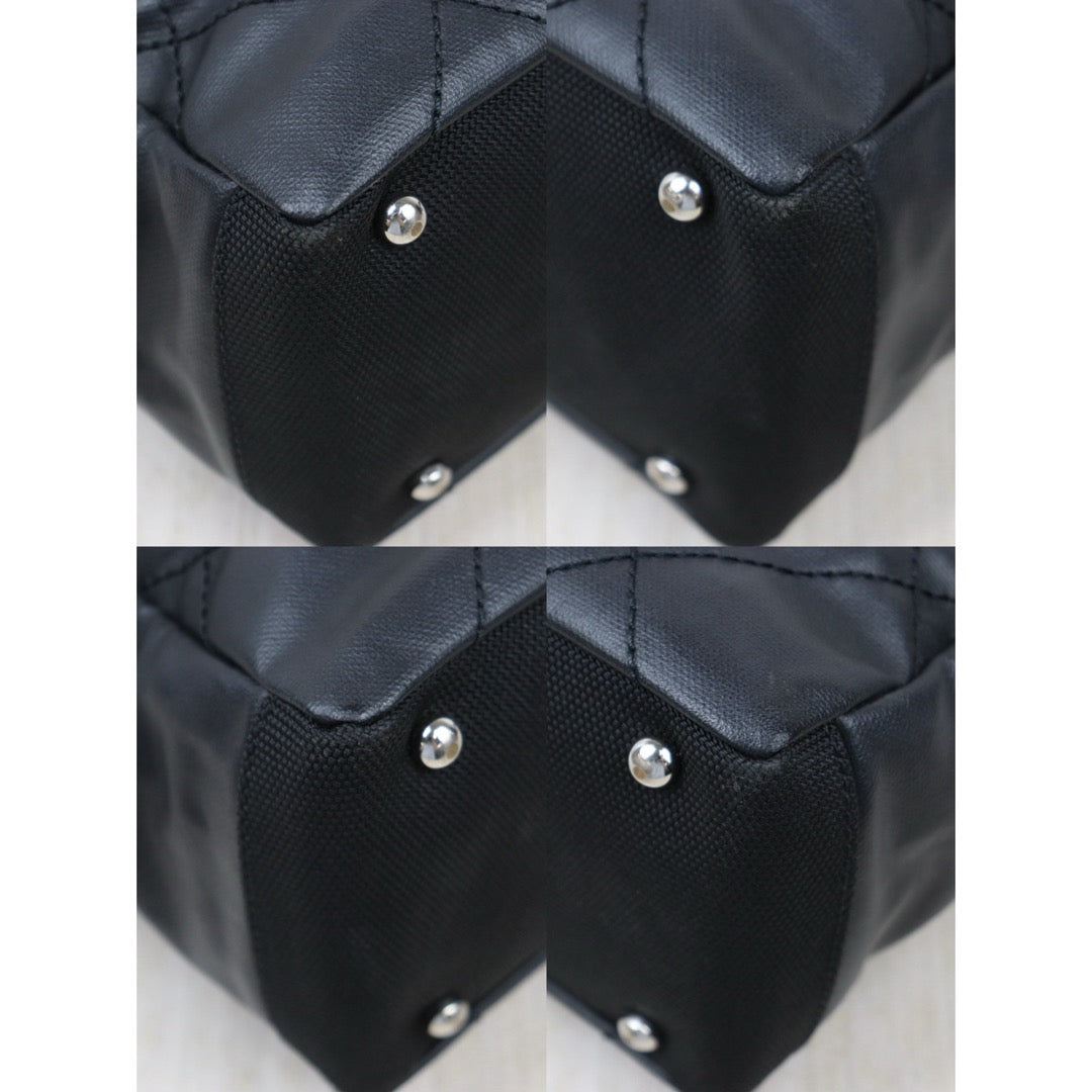 Good ( Rank AB)｜ CHANEL Canvas Tote Bag Black  Made In 2009-2010 Year｜P25062705